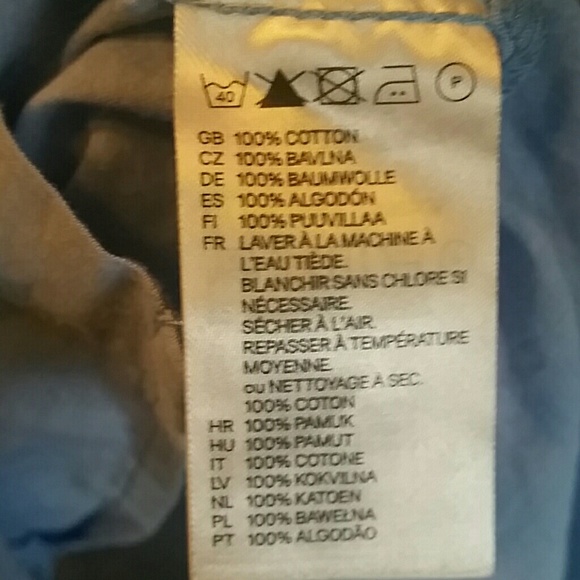 NWT H&M Men's Cotton Button Down - Picture 7 of 7